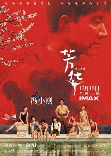 圖為：電影《芳華》海報。　片方供圖 攝